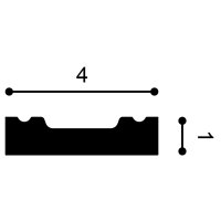 Stuckleiste Decke SX162 - 2 Meter