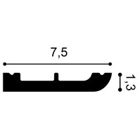 Stuckleiste Decke SX183 - 2 Meter