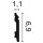 Sockelleiste SX165F Orac Decor flexibel - 2 Meter